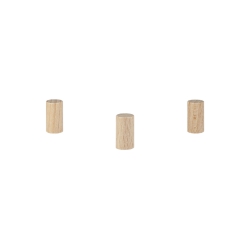 Halmakegel.com Zylinder - Walze Luna - 8x15mm - natur 256578