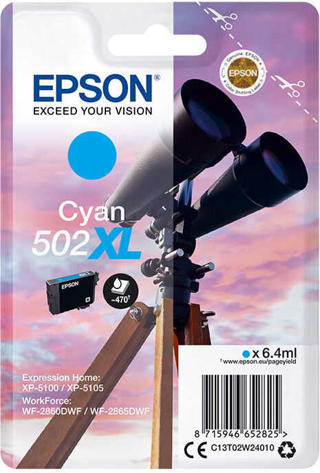 TINTEIRO EPSON 502XL AZUL MULTIPACK