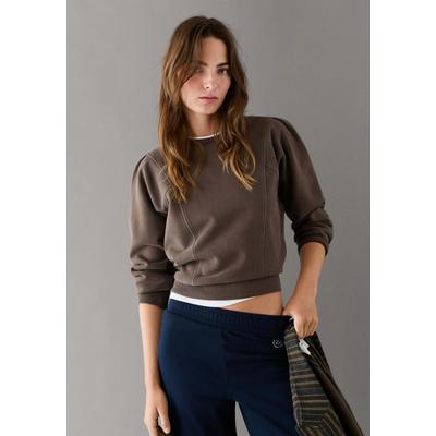 Strickpullover PEPE JEANS "Sweatshirt BELIT", Damen, Gr. XS, braun (trail braun), 85% Baumwolle, 15% Polyester, Pullover Strickpullover
