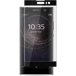 Screenguard Sony Xperia XA2 Full Screen Panzerglas Schutzfolie 2.5D 9H (Sony Xperia XA2), Smartphone Schutzfolie, Schwarz