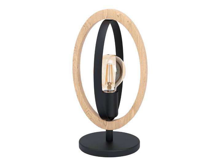 Lampe à poser Eglo 43464 BASILDON E27 1x40 W noir/brun