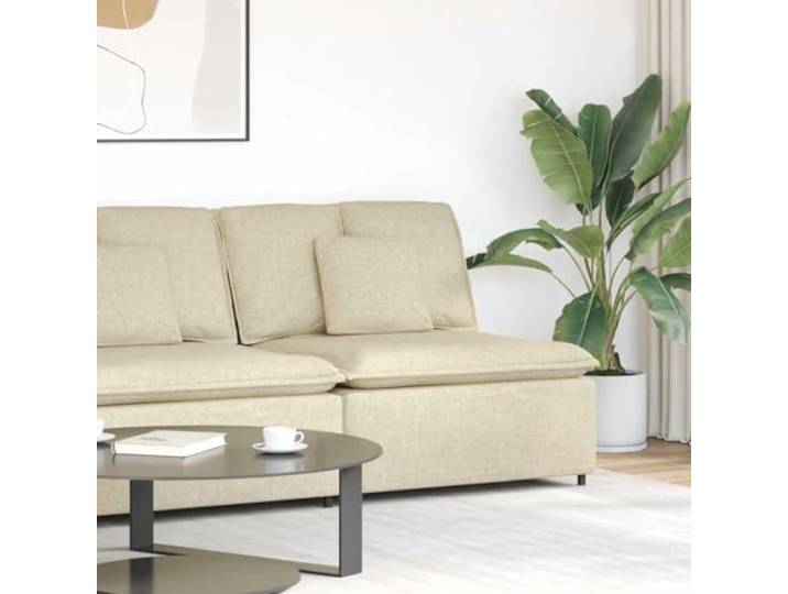 KFPOERTFGD Modulares Sofa Mittelmodul Wohnzimmer Sessel 100x100x64 cm Textilene-Gewebe, Metallrahmen, Flexibel kombinierbar