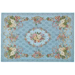 THEKO Teppich FLOMI Florence turquoise 70x120 cm