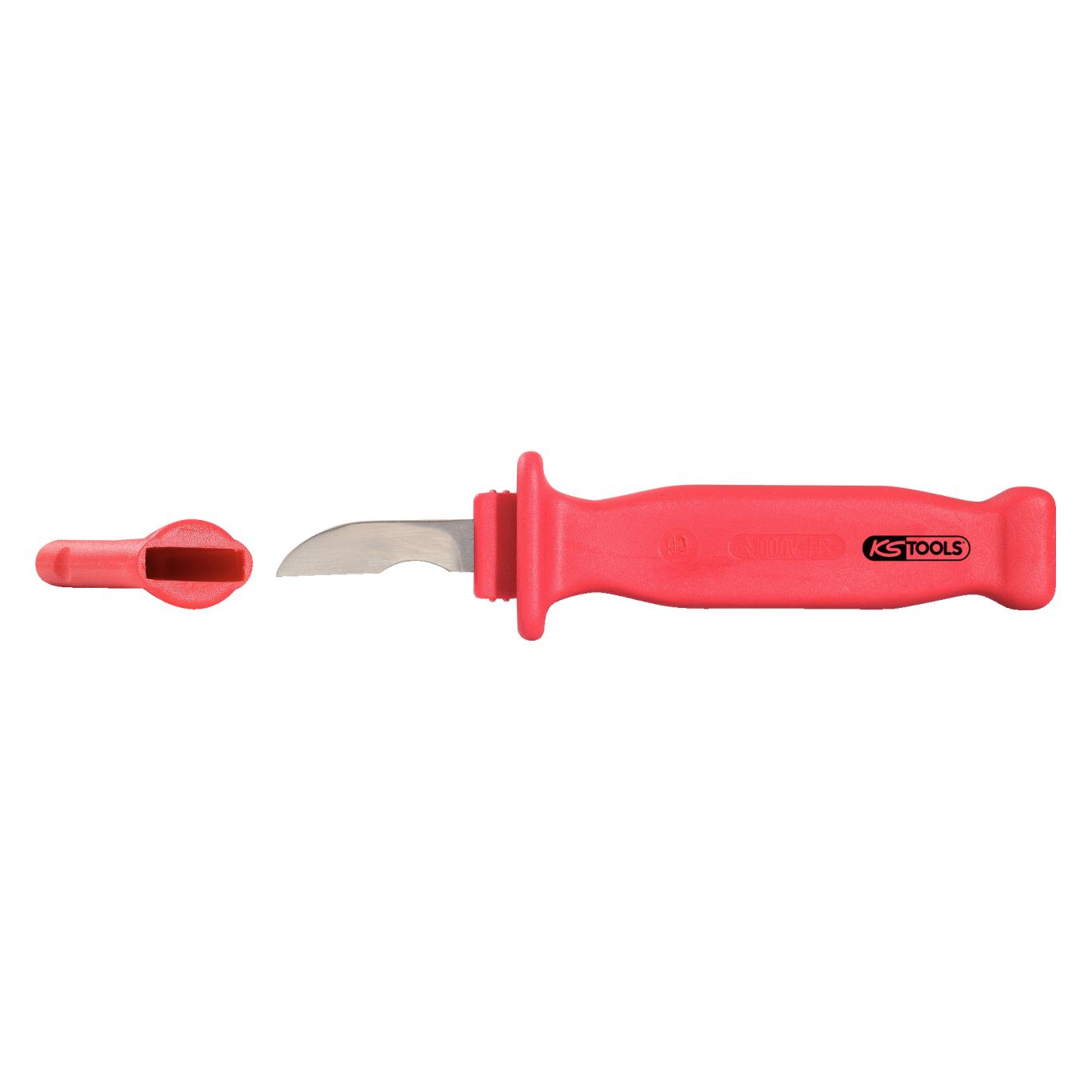 KS Tools Kabel-Abisoliermesser mit Schutzisolierung (117.1395)