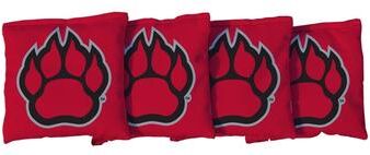 Skip's Garage Northern Illinois Red Cornhole Bags