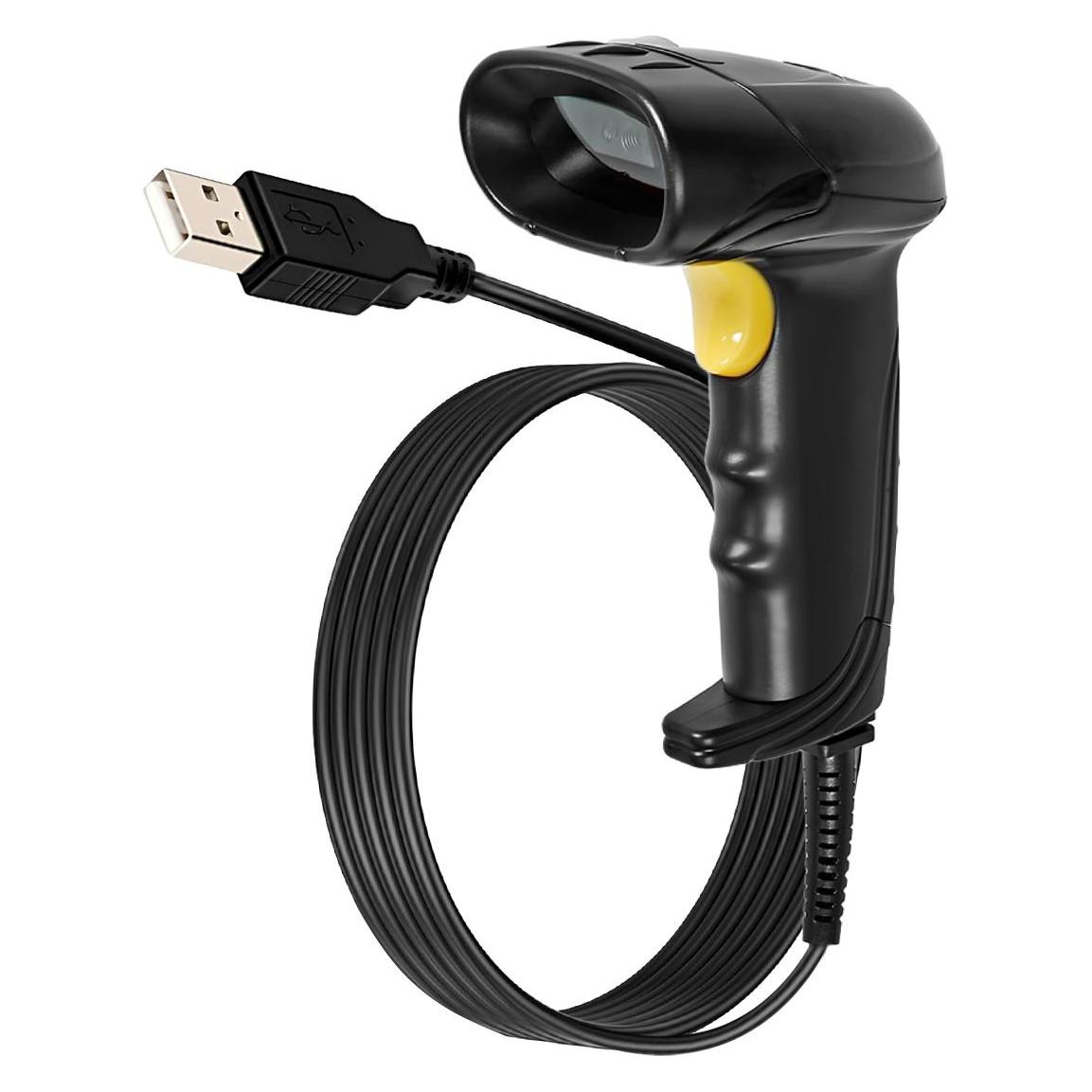 Nedis Barcodescanner | CMOS | Kabelgebunden | 1D Linear / 2D/QR | Stromversorgung über USB | USB2.0 (1D-Barcodes, 2D-Barcodes, QR-Code) (BSCN2D100BK)