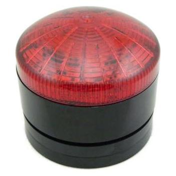 RS PRO LED Blitz, Dauer Signalleuchte Rot, 110 V ac, 230 V ac, Ø 76mm x 49mm (2222467)