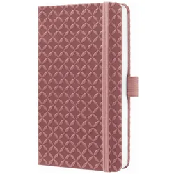 2x Sigel, Heft + Block, Notizbuch Jolie dusty red (A6, Liniert, Harter Einband)