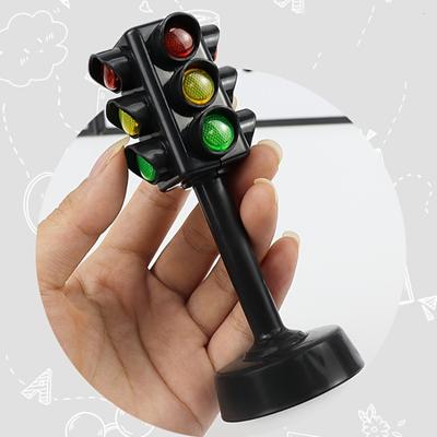 Youfap Market Montessori Educational Toy, Traffic Light Toy Model, Parking Lot Scene For Learning Montessori Educational Toy, Traffic Light Toy Model, Parking Lot Scene For Learning