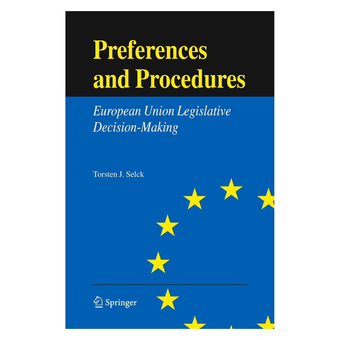 Springer Preferences and Procedures (Englisch, Softcover, Torsten J Selck) (55380632)