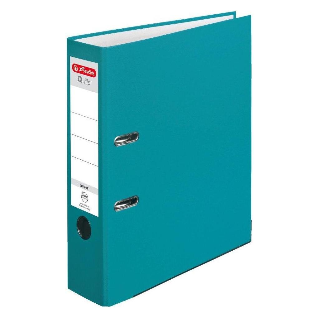 Herlitz Aktenordner A4 80mm türkis (326803) (A4, 80 mm, 1 Stk.) (326803)