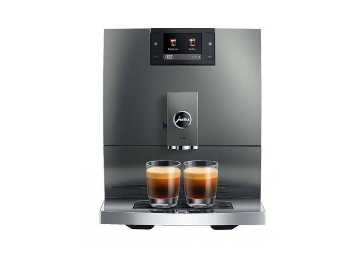 JURA C9 Piano Inox (SA) Kaffeevollautomat Grau