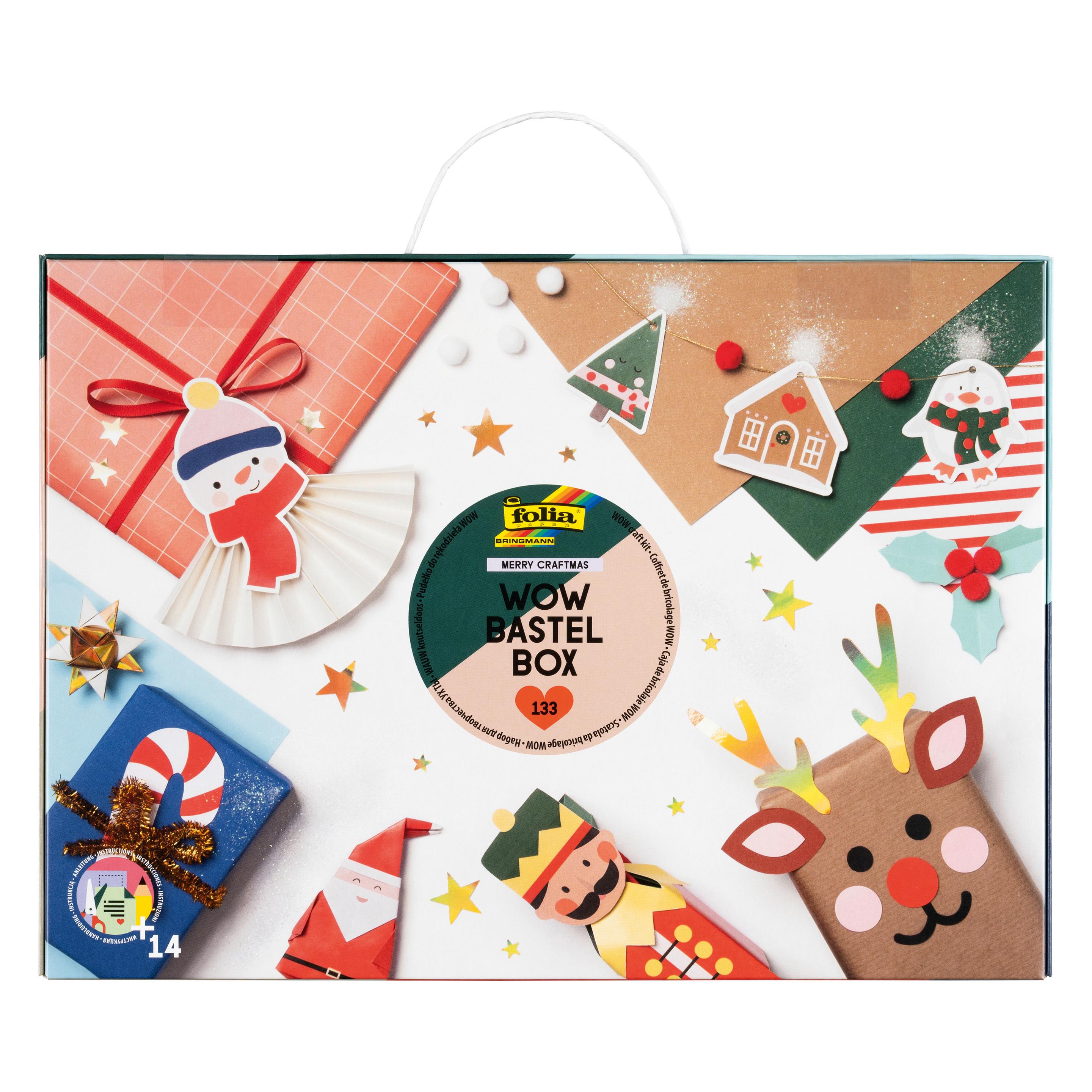 Folia WOW Weihnachts-Bastelkoffer MERRY CRAFTMAS, 133 Teile (34512224)
