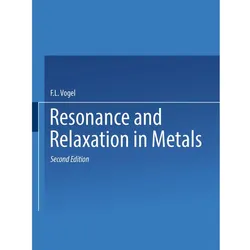 Resonance and Relaxation in Metals, Fachbücher