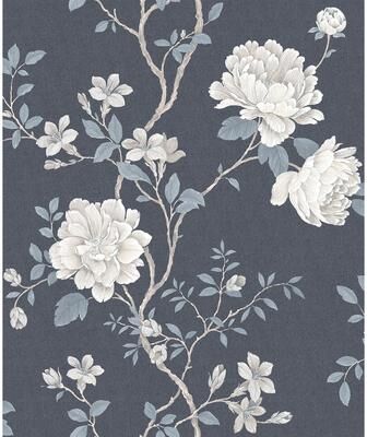 Galerie Wallcoverings Vintage Roses Magnolia Vine Non-Woven Matte Wallpaper Roll