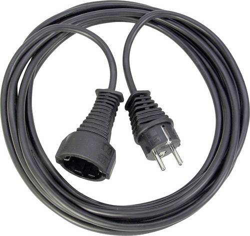 Brennenstuhl 1165480 Strom Verlängerungskabel Schwarz 25.00m H05VV-F 3G 1,5mm²