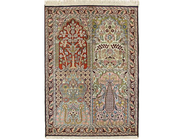 Kaschmir Seide Teppich 66x91 Handgeknüpft Orientteppich Seide