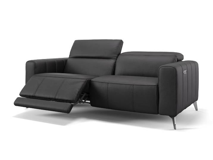 Ledersofa PALERMO Ledercouch Relaxfunktion