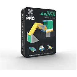 Connetix PRO Build It 4 Ways Vehicles Pack 30 pc, Magnetbausteine