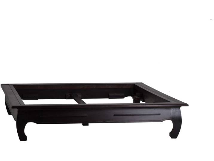 MiaMöbel Opium Bett Colombo 140x200cm Massivholz Pinie Kolonialstil Indien Indisch