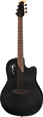 Ovation Pro Series Elite 1868TX-5-G Schwarz Textured