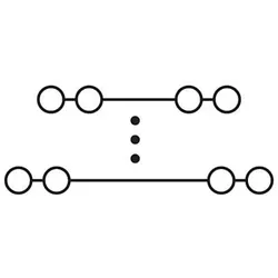 Phoenix Contact Rangierverteiler 250V,Nennstrom: 8A PTRV 8 /WH
