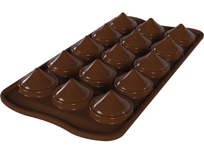 Silikomart Siliconen Mal 3D Chocolates Kiss