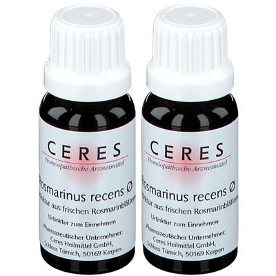 Ceres Rosmarinus recens Urtinktur 2x 2x20 ml Tropfen zum Einnehmen