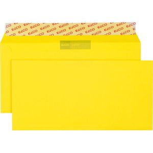 ELCO Briefumschläge 18833.72, gelb, DIN lang+, ohne Fenster, haftklebend, 100g/m², 250 Stück