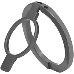 Bigben Magnetischer Ringhalter Stand Grip Kompatibel mit MagSafe, Smartphone Halterung, Grau