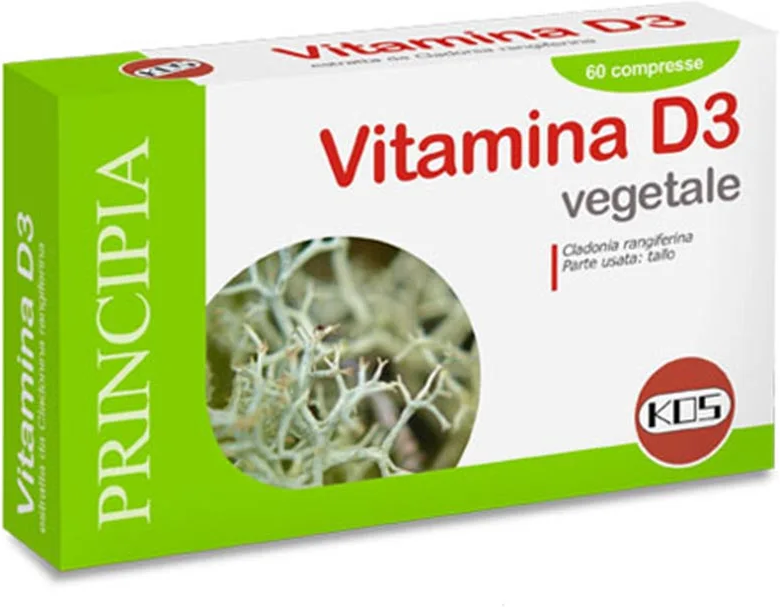 KOS Srl Kos Principia Vitamina D3 Vegetale, 60 Compresse