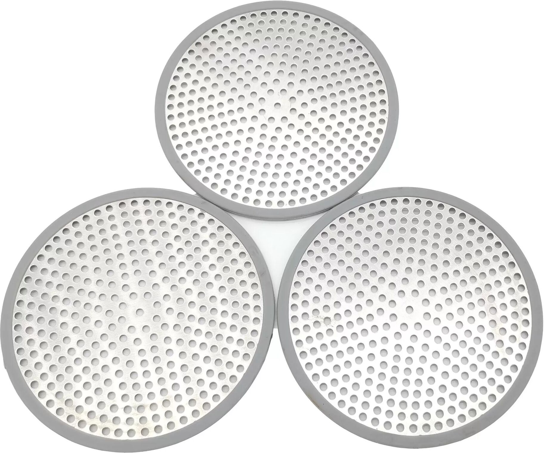 INF Runder Edelstahl-Bodenablaufdeckel - Haarfänger und Anti-Verstopfungsfilter