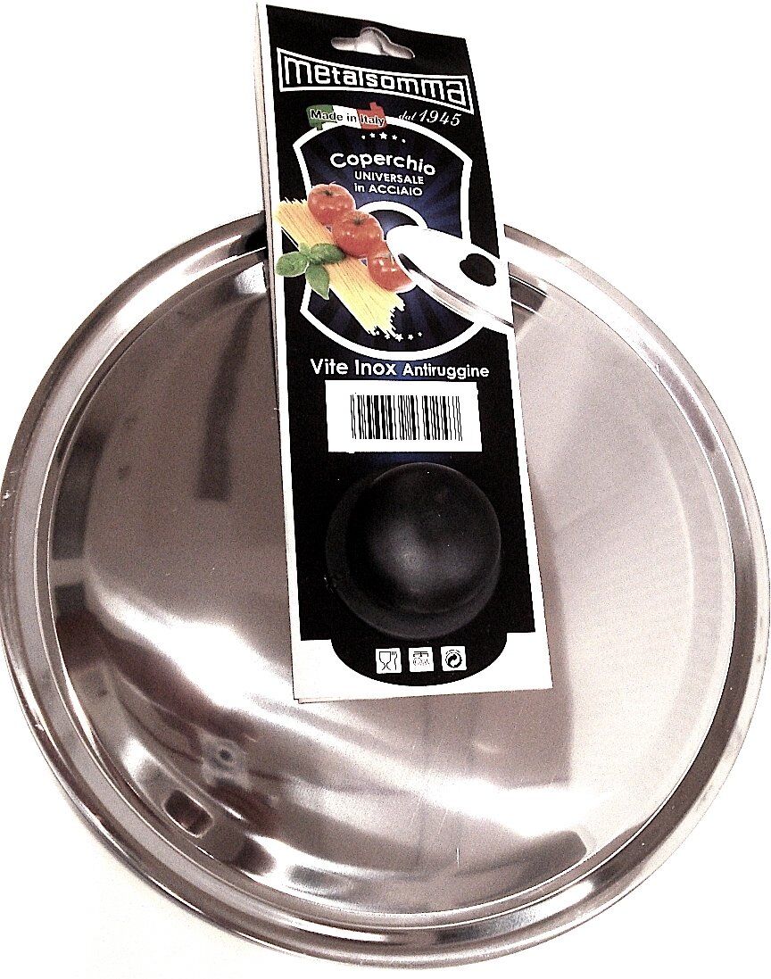 Coperchio pentola Metalsomma 430 28 Cromo lucido