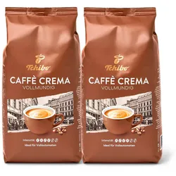 Tchibo - Caffè Crema Vollmundig - 2 x 1 kg Ganze Bohne - Intensität: 4/6