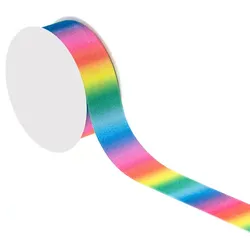 Satinband "Regenbogen", 25 mm, 5 m