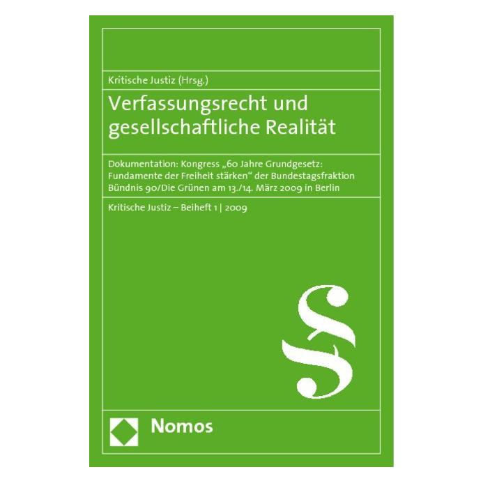 Nomos Verfassungsrecht und gesellschaftliche Realität (Deutsch, Softcover) (55206442)