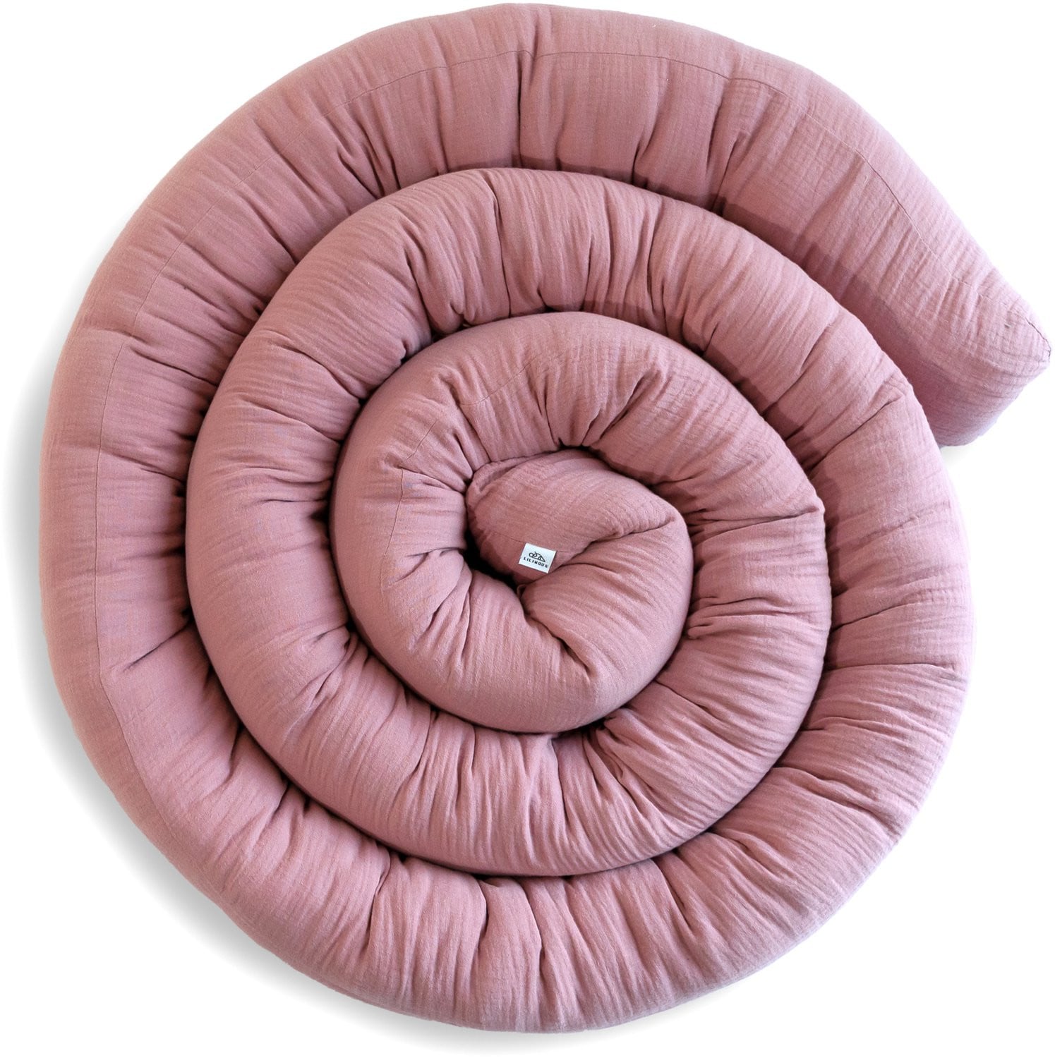 LILIMAUS Bedomrander 300 cm - Oudroze - Mousseline Katoen
