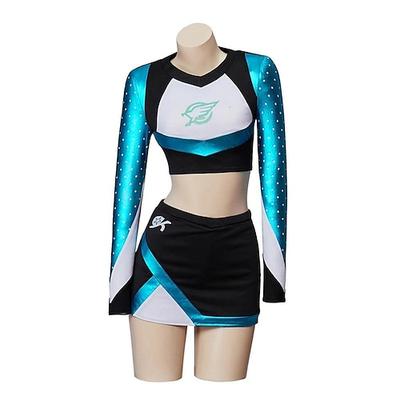 Entfesselte Ekstase Cheerleader Cosplay Kostüm Schuluniform Damen Teenager Erwachsene Karneval Neujahr Junggesellinnenabschiedsparty