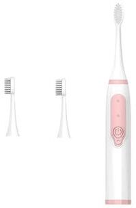 Uplift Essentials Essential Household Sonic Toothbrush   IPX6 Waterproof & Gentle Soft Hair Bristles pink
