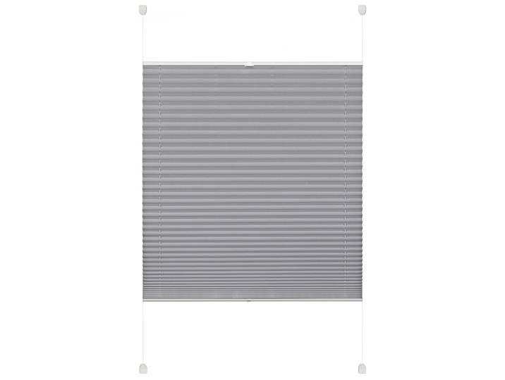 Plissee GARDINIA EASYFIX PIA, ohne Bohren, verspannt, Klemmfix, blickdicht Gr. 5, grau, B:60cm H:130cm, Obermaterial: 100% Polyester, Plissees, Plissee, mit patentiertem Trägersystem