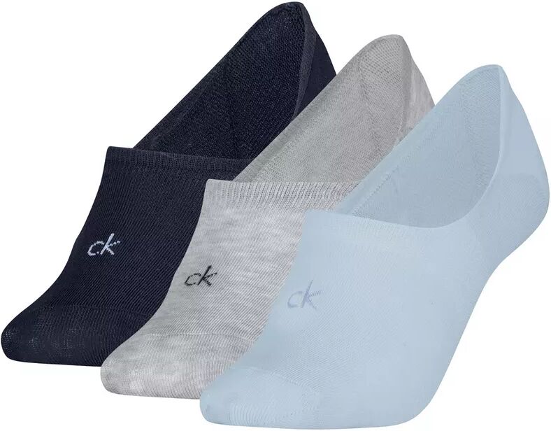 Calvin Klein - Triopack, Füsslinge, für Damen, Hellblau, Größe 35-38
