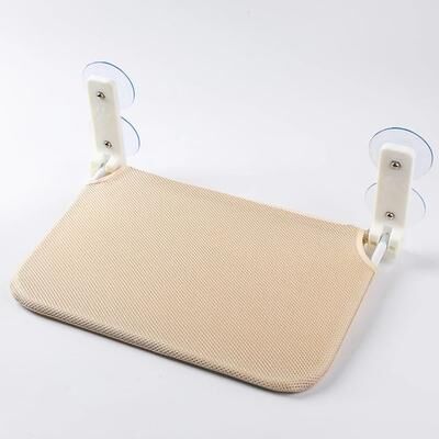 Uplift Essentials Assembly Free Folding Cat Window Hammock mesh Beige