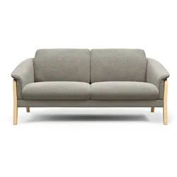 Segmüller Werkstätten Sofa Nido01 Stoff Grau 2-Sitzer