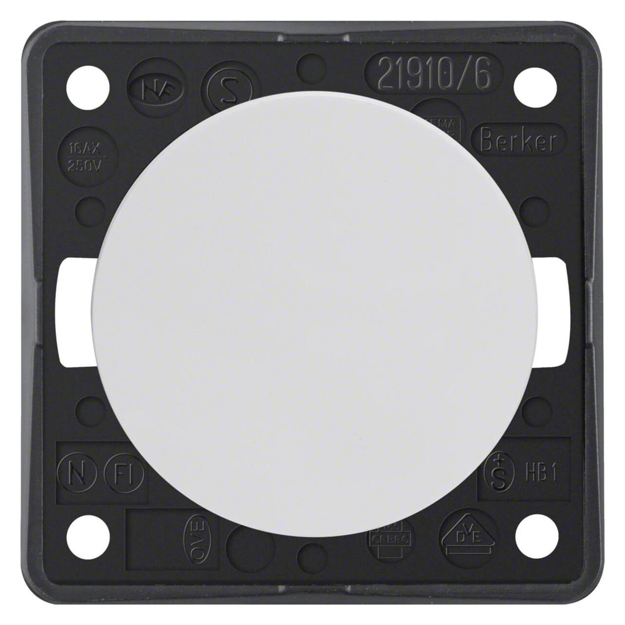Berker Integro Flow/Pure Switch universalus 16AX IP20 schneeweiss (0936562509) (936562509)