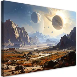 BILDER, Planeten Weltraum Berge Natur