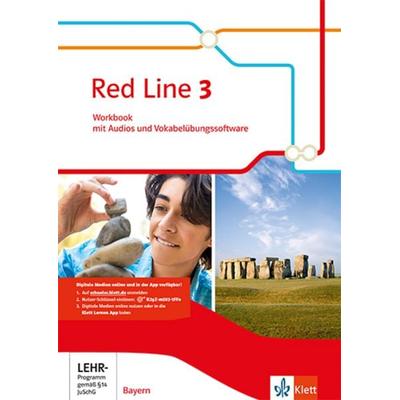 Red Line 3. Workbook mit Audio-CD und Vokabelübungssoftware Klasse 7. Ausgabe Bayern, Set von , Klett Schulbuchverlag, 978-3-12-546978-5