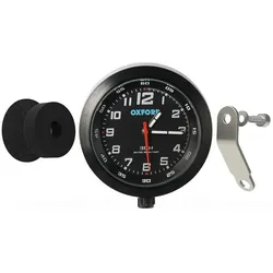 Oxford, Motorrad Zubehör, AnaClock - Blk Case & Blk Face
