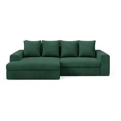 ECKSOFA Paola 3 Sitzplätze Tannengrün
