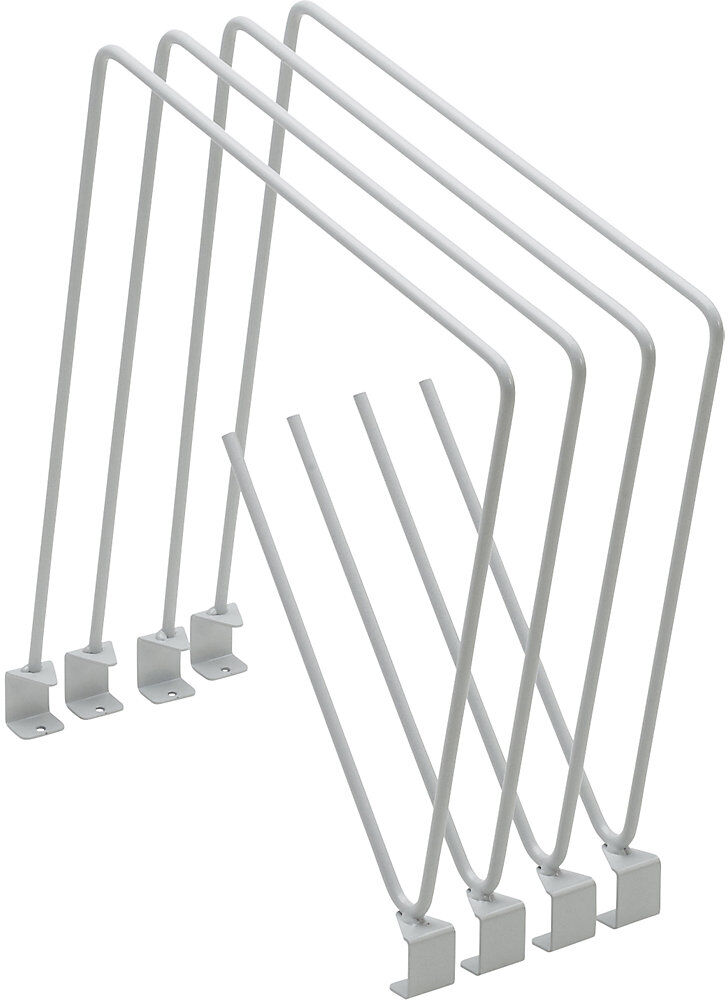 Unterteilerbügel-Set, für Stahl-Fachboden, für Tiefe 300 mm Treston
