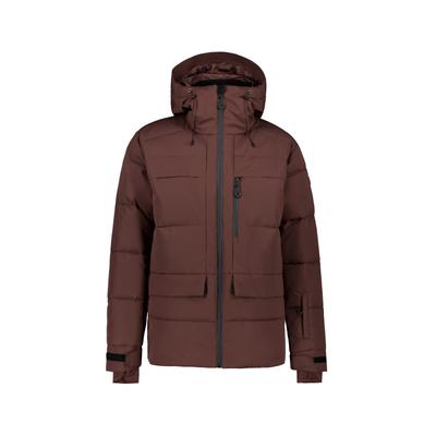Skijacke ICEPEAK "Icepeak Jacke Channing", Herren, Gr. 54, schokoladenbrau, Stoff, 100% Polyester, normal, Jacken Skijacke